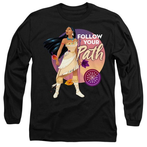 Front - Pocahontas Unisex Adult Follow Your Path T-Shirt