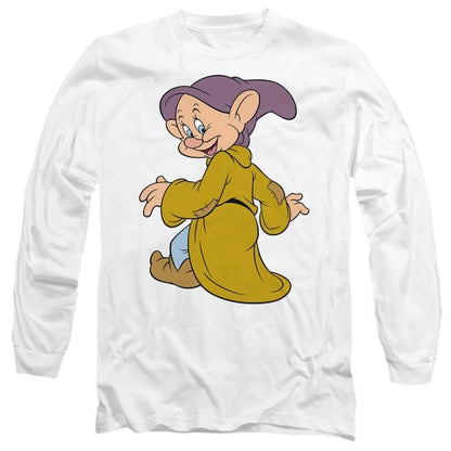 Front - Snow White Unisex Adult Dopey Poses T-Shirt