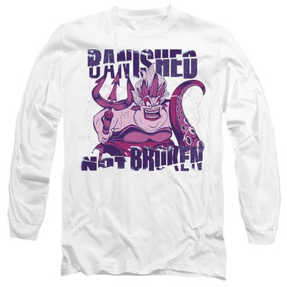 Front - Disney Villains Unisex Adult Banished Not Broken Ursula T-Shirt