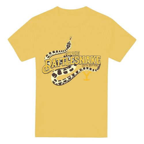Front - Yellowstone Mens I´m the Rattlesnake T-Shirt