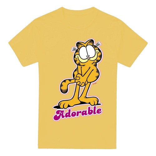 Front - Garfield Mens Adorable T-Shirt