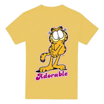 Front - Garfield Mens Adorable T-Shirt