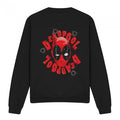 Front - Deadpool Unisex Adult Head Sweatshirt
