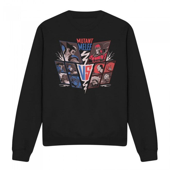 Front - X-Men Unisex Adult Mutant Melee Sweatshirt