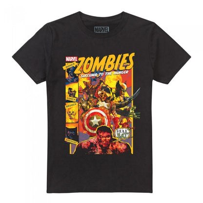 Front - Marvel Zombies Mens The Hunger Comic Cover T-Shirt
