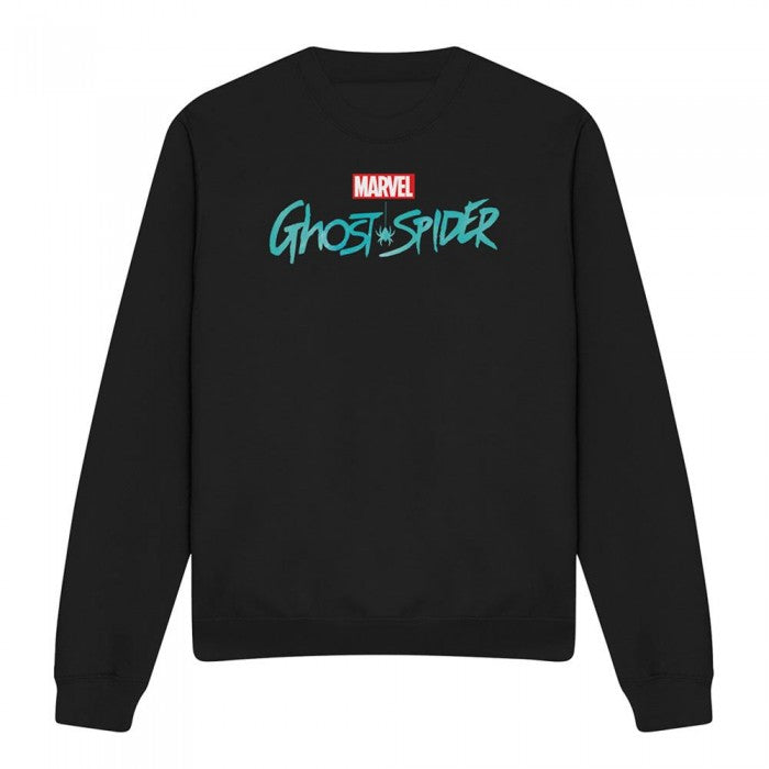 Front - Spider-Man Unisex Adult Ghost-Spider Logo Sweatshirt