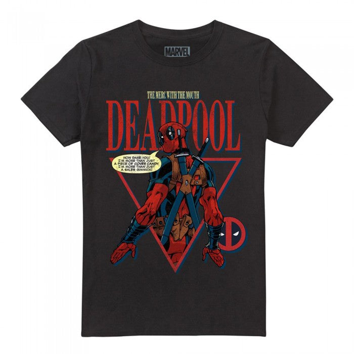 Front - Deadpool Mens Cover Candy T-Shirt