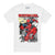 Front - Deadpool Mens Comic Strip T-Shirt