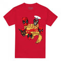 Front - Deadpool Mens Character Heads T-Shirt