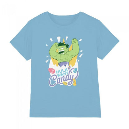Front - Hulk Childrens/Kids Want Candy Easter T-Shirt