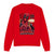 Front - Deadpool Unisex Adult Chimichanga Heart Sweatshirt
