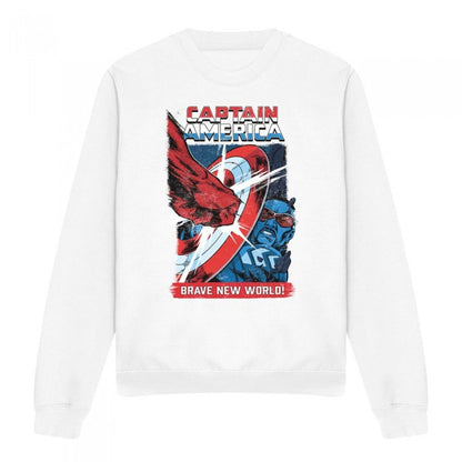 Front - Captain America: Brave New World Unisex Adult Red Hulk Punch Sweatshirt