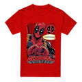 Front - Deadpool Unisex Adult Chimichanga Heart T-Shirt