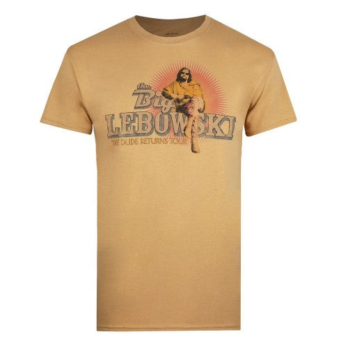 Front - The Big Lebowski Mens Dude Returns T-Shirt