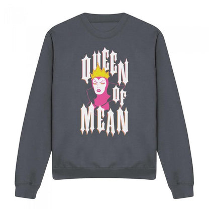 Front - Disney Villains Unisex Adult Queen Of Mean Sweatshirt