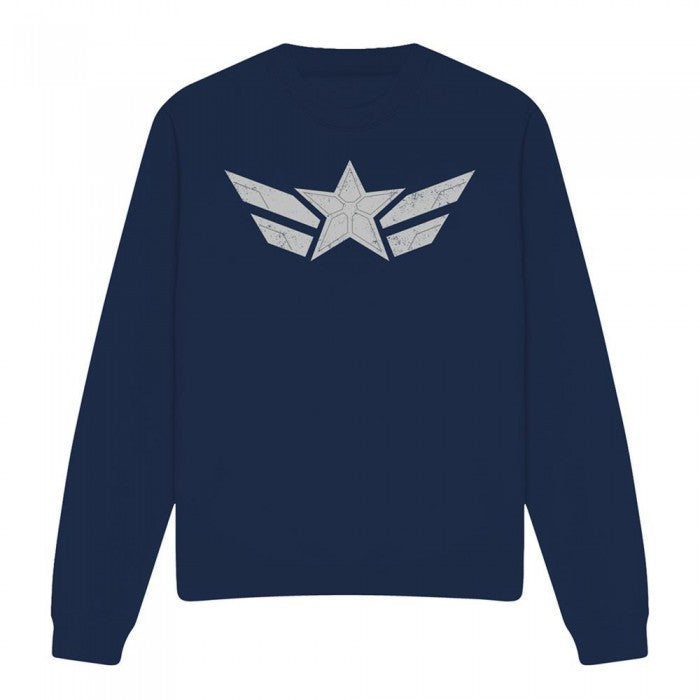 Front - Captain America: Brave New World Unisex Adult Star Sweatshirt