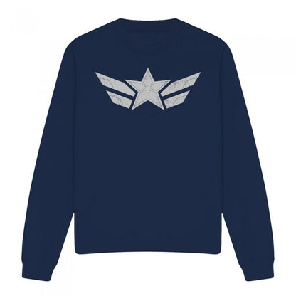 Front - Captain America: Brave New World Unisex Adult Star Sweatshirt
