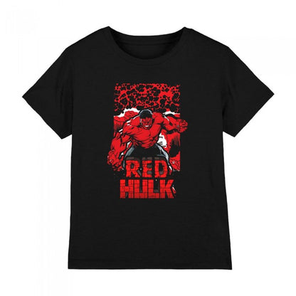 Front - Captain America: Brave New World Childrens/Kids Red Hulk Comic T-Shirt