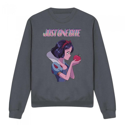 Front - Snow White Unisex Adult Just One Bite Sweatshirt