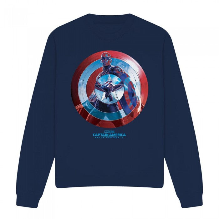 Front - Captain America: Brave New World Unisex Adult Sam Wilson Sweatshirt