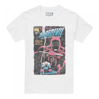 Front - Daredevil Mens Last Rites Comic Cover T-Shirt