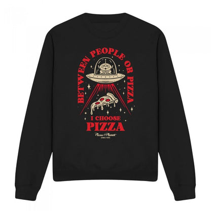 Front - Toy Story Unisex Adult Pizza Or People Sweatshirt