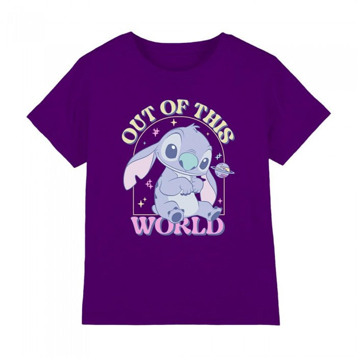 Front - Lilo & Stitch Childrens/Kids Out Of This World T-Shirt