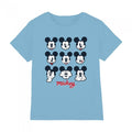 Front - Mickey Mouse Childrens/Kids Faces T-Shirt