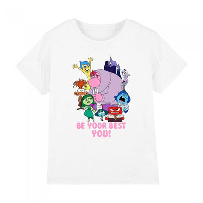 Front - Inside Out 2 Childrens/Kids Be Your Best You T-Shirt