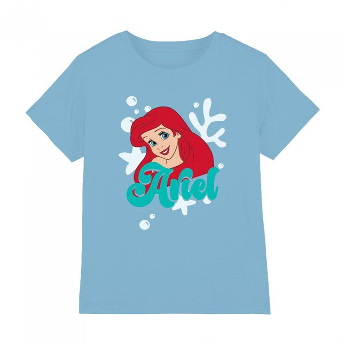 Front - Disney Princess Childrens/Kids Ariel Headshot T-Shirt