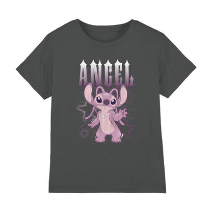 Front - Lilo & Stitch Childrens/Kids Angel T-Shirt