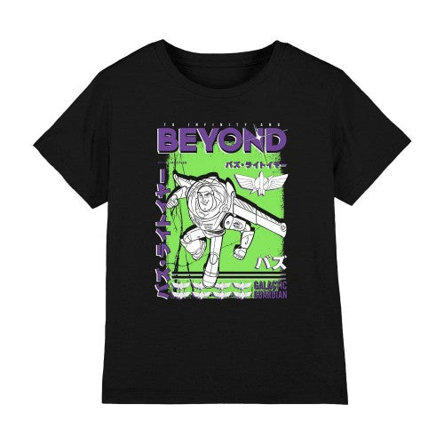 Front - Toy Story Childrens/Kids Galactic Guardian Buzz Lightyear Japanese T-Shirt