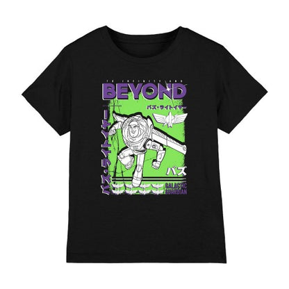 Front - Toy Story Childrens/Kids Galactic Guardian Buzz Lightyear Japanese T-Shirt