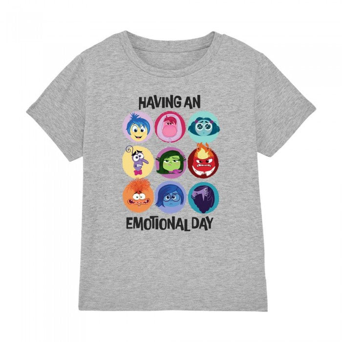 Front - Inside Out 2 Childrens/Kids Emotional Day T-Shirt