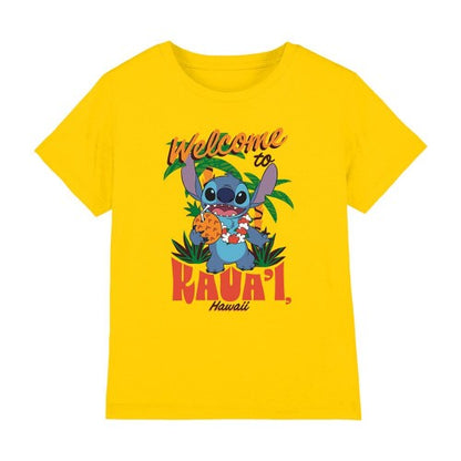 Front - Lilo & Stitch Childrens/Kids Kauai´i T-Shirt