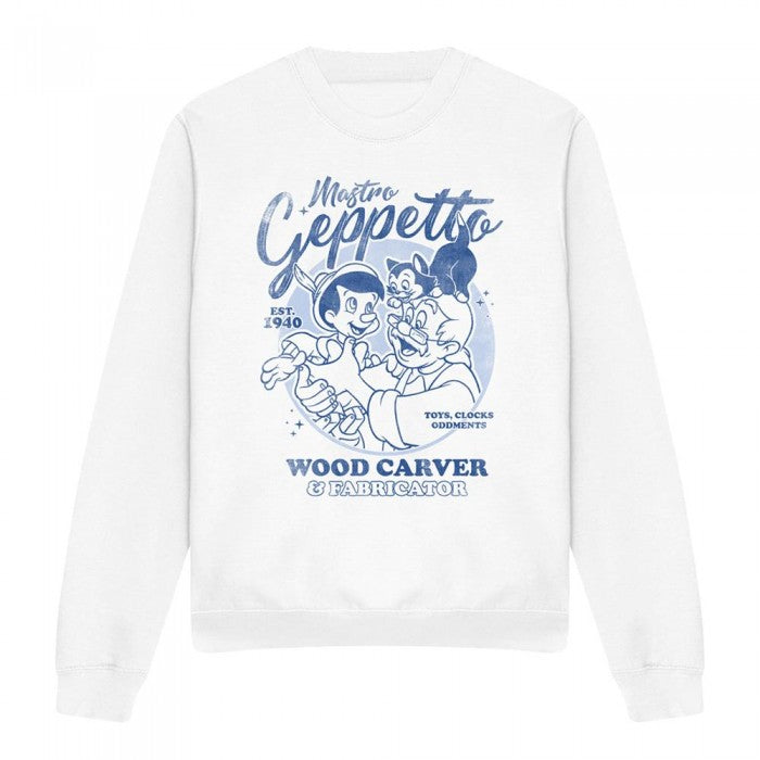 Front - Pinocchio Unisex Adult Geppetto Sweatshirt