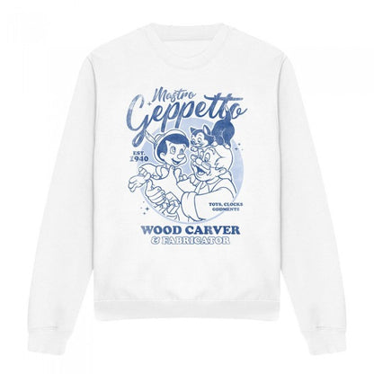 Front - Pinocchio Unisex Adult Geppetto Sweatshirt