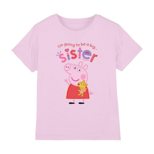Front - Peppa Pig Childrens/Kids Big Sister T-Shirt
