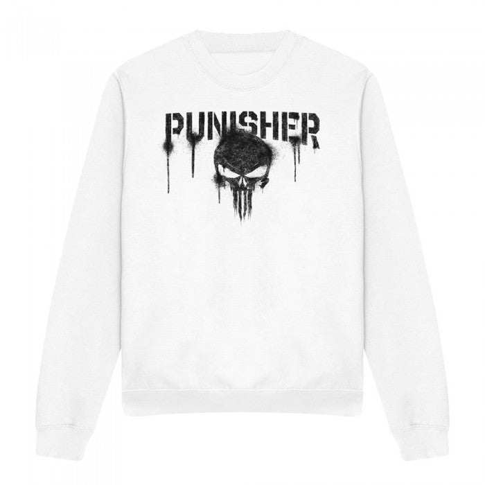 Front - The Punisher Unisex Adult Logo Sweatshirt
