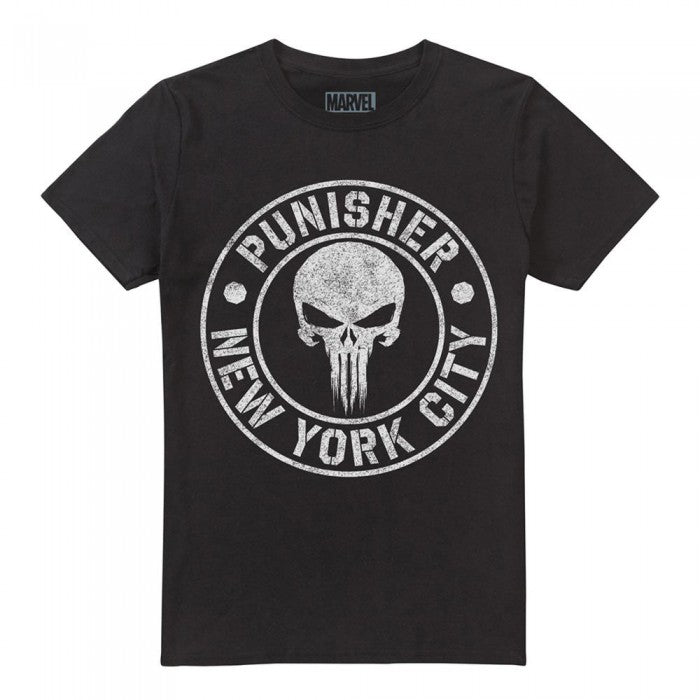 Front - The Punisher Mens NYC Logo T-Shirt