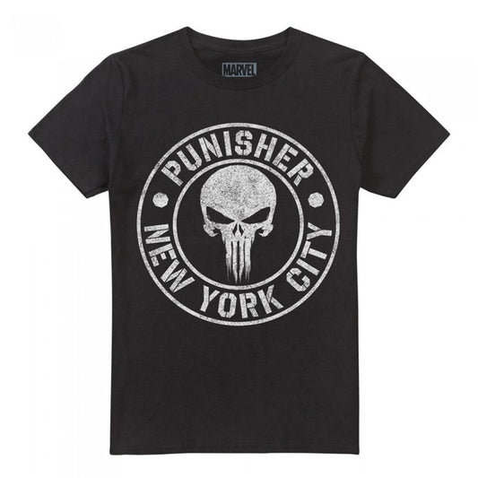 Front - The Punisher Mens NYC Logo T-Shirt