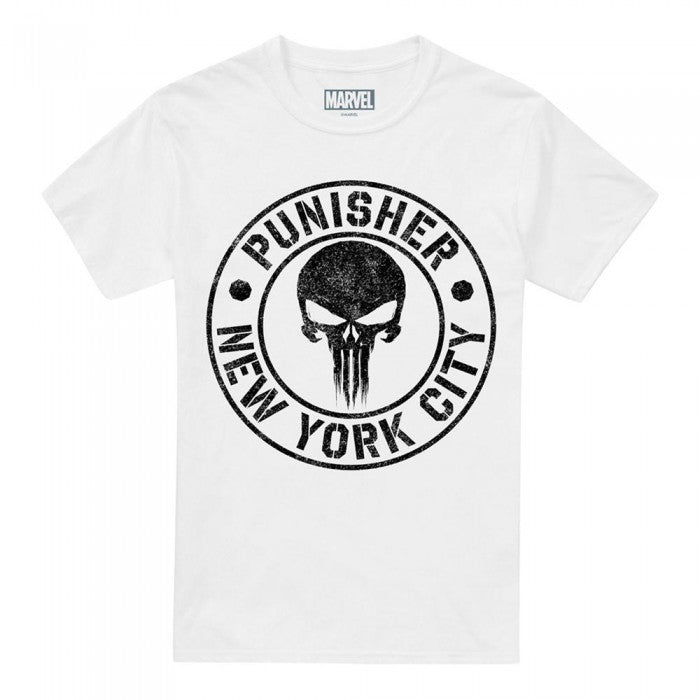 Front - The Punisher Mens NYC Logo T-Shirt