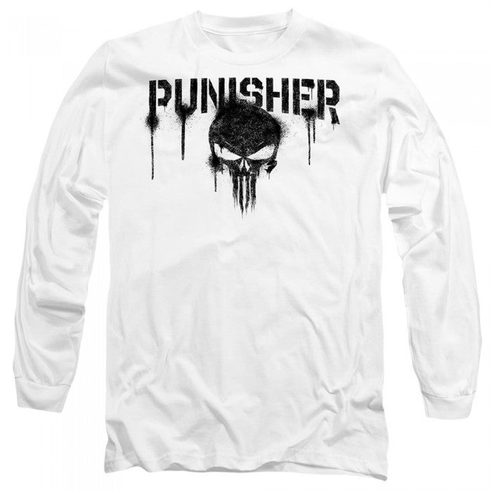 Front - The Punisher Unisex Adult Logo T-Shirt