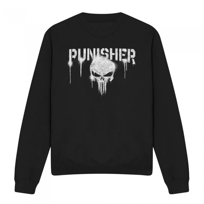 Front - The Punisher Unisex Adult Logo Sweatshirt
