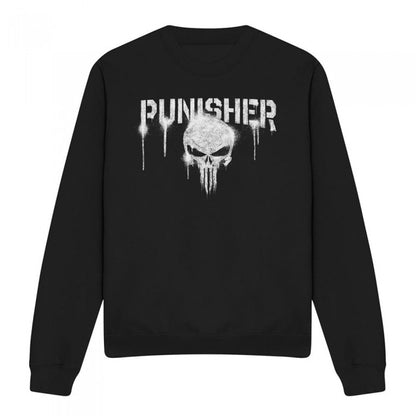 Front - The Punisher Unisex Adult Logo Sweatshirt
