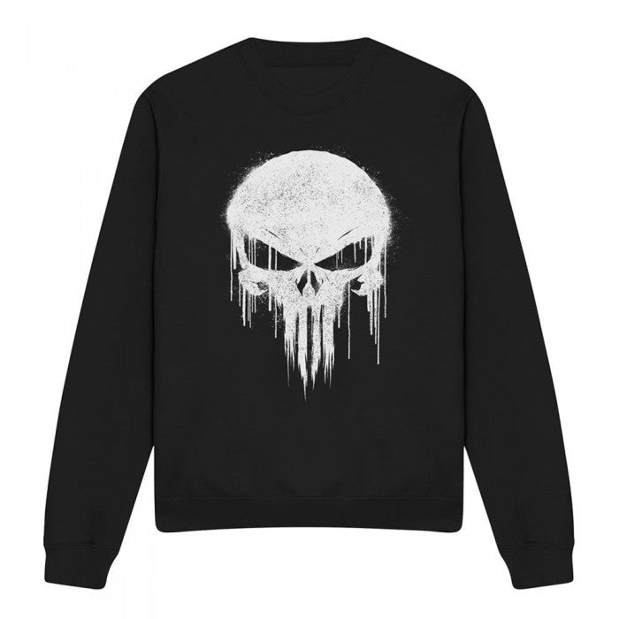 Front - The Punisher Unisex Adult Big Logo Sweatshirt
