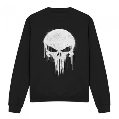 Front - The Punisher Unisex Adult Big Logo Sweatshirt