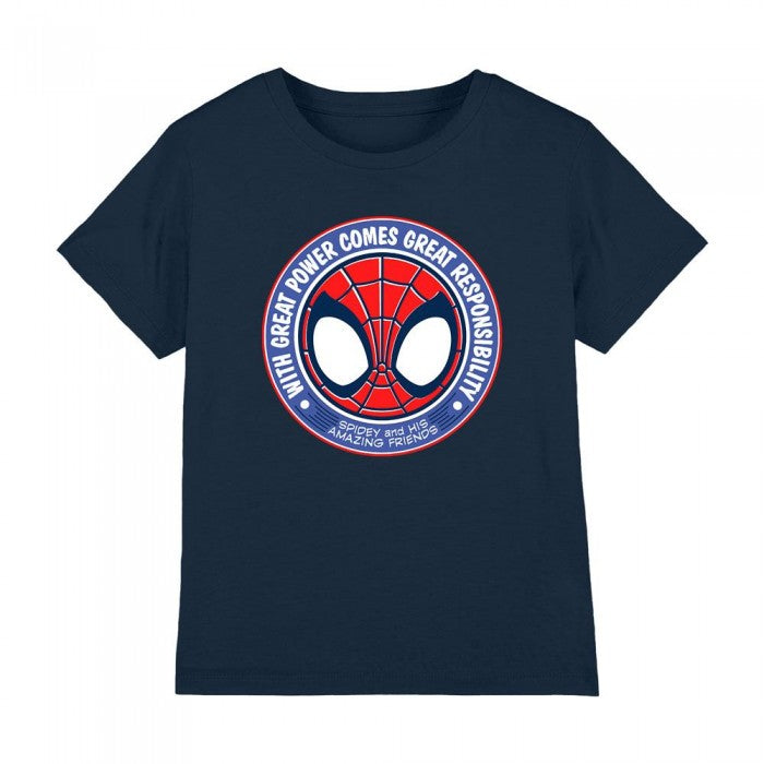 Front - Spidey And His Amazing Friends Childrens/Kids Great Responsibility T-Shirt