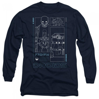 Front - Star Wars: Andor Unisex Adult Droids T-Shirt