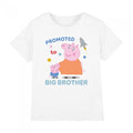 Front - Peppa Pig Childrens/Kids Promoted To Big Brother T-Shirt